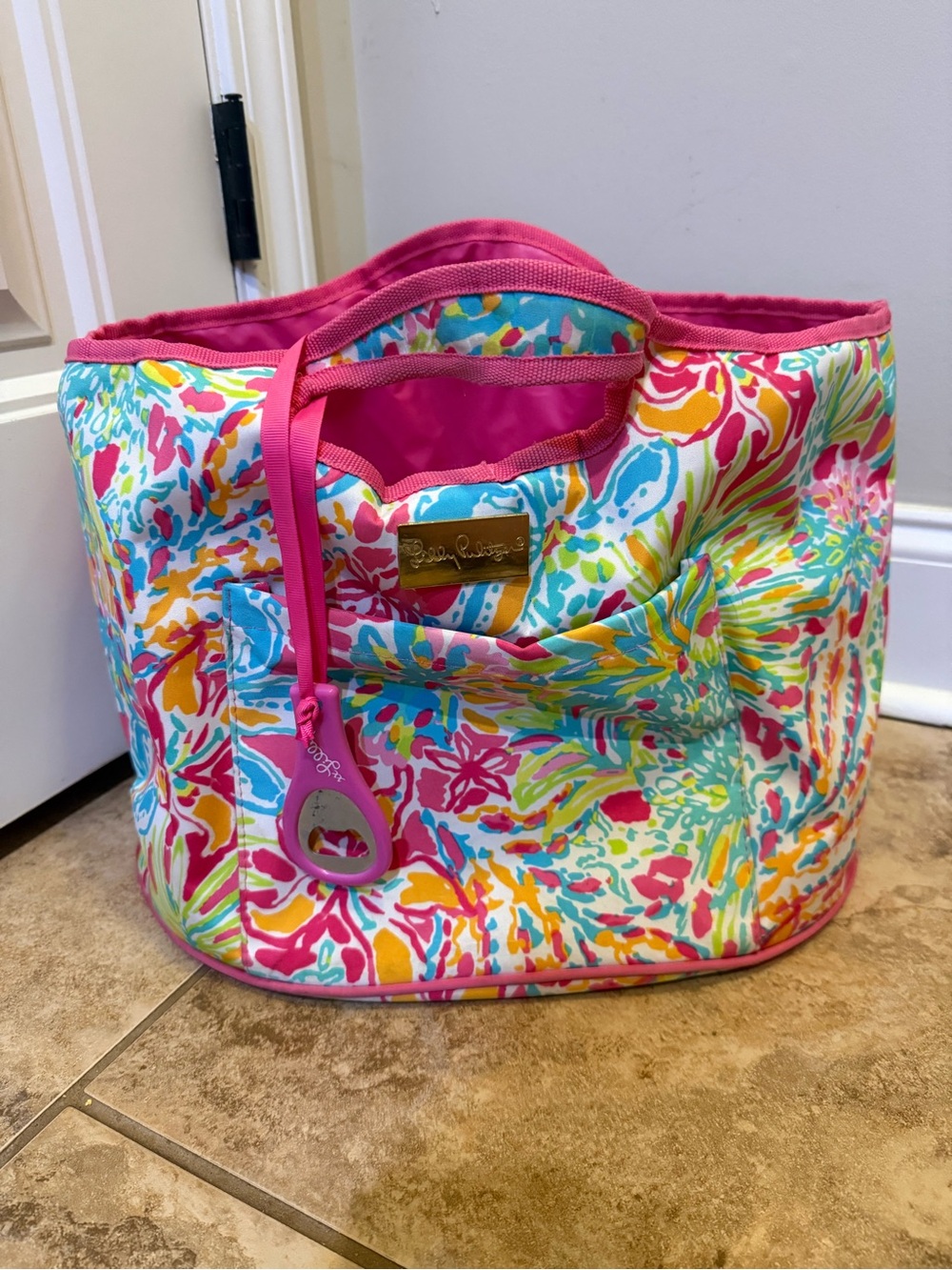 Lilly Pulitzer Multicolor Floral Cooler Tote